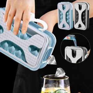 2in1 Portable Silicone Ice Ball Mold Ice Maker - Summer Kitchen Gadgets
